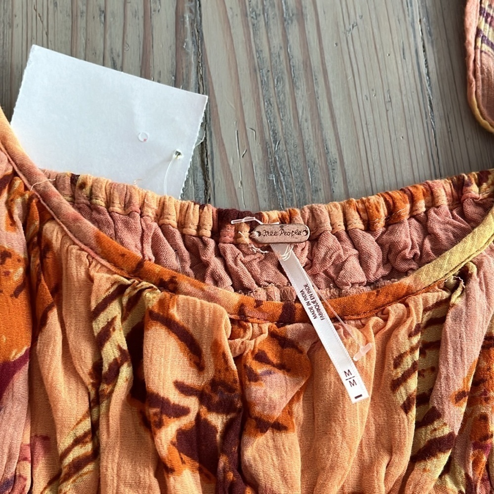 Free People Vernon Floral Print Cotton Sundress Medium - Picture 10 of 10